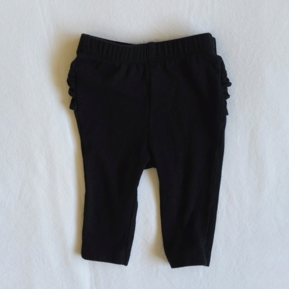 mixed brands floral peasant blouse & leggings outfit set 3 months baby girl - Picture 7 of 7